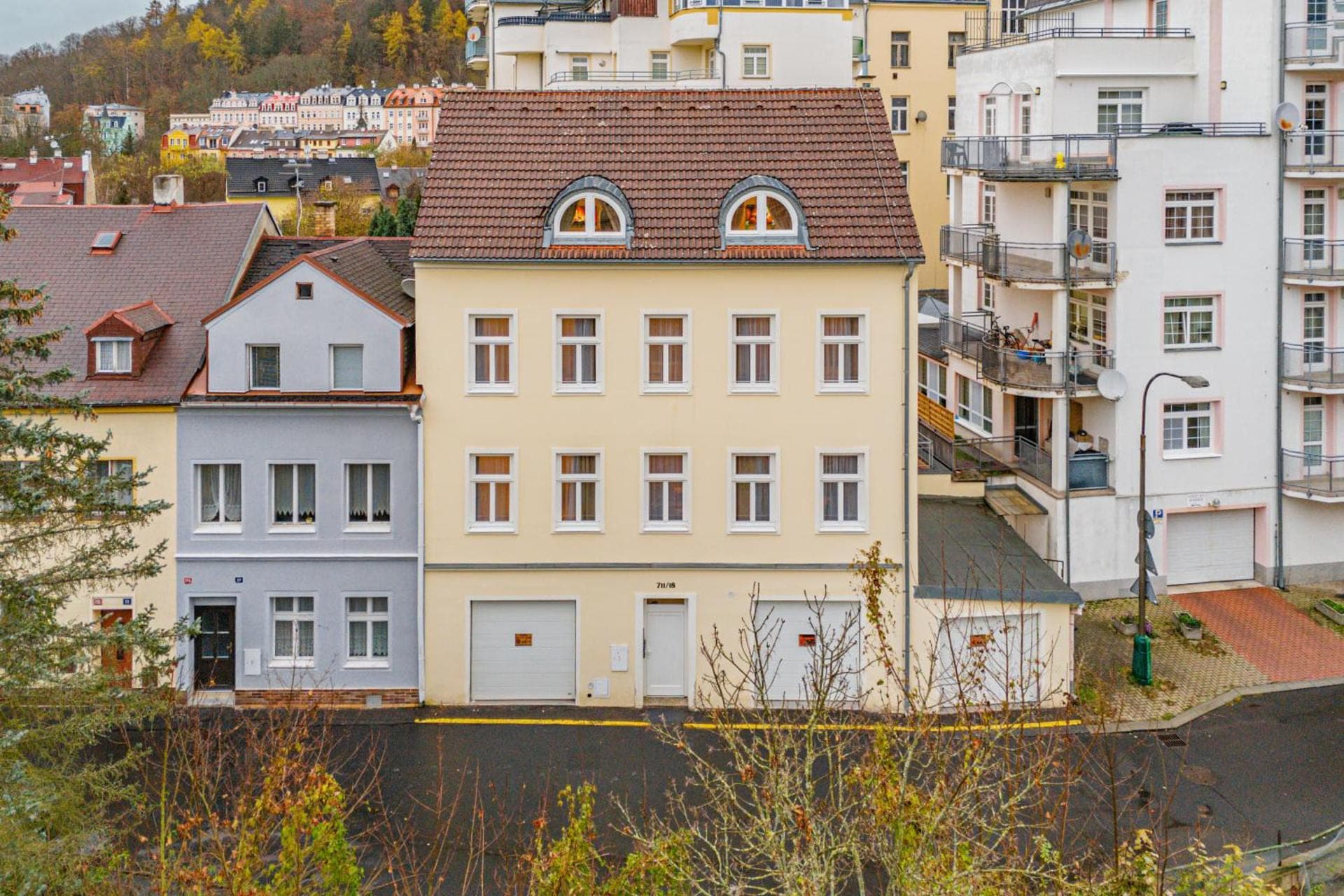 Karlovy Vary — dům, ve kterém se apartmány nacházejí