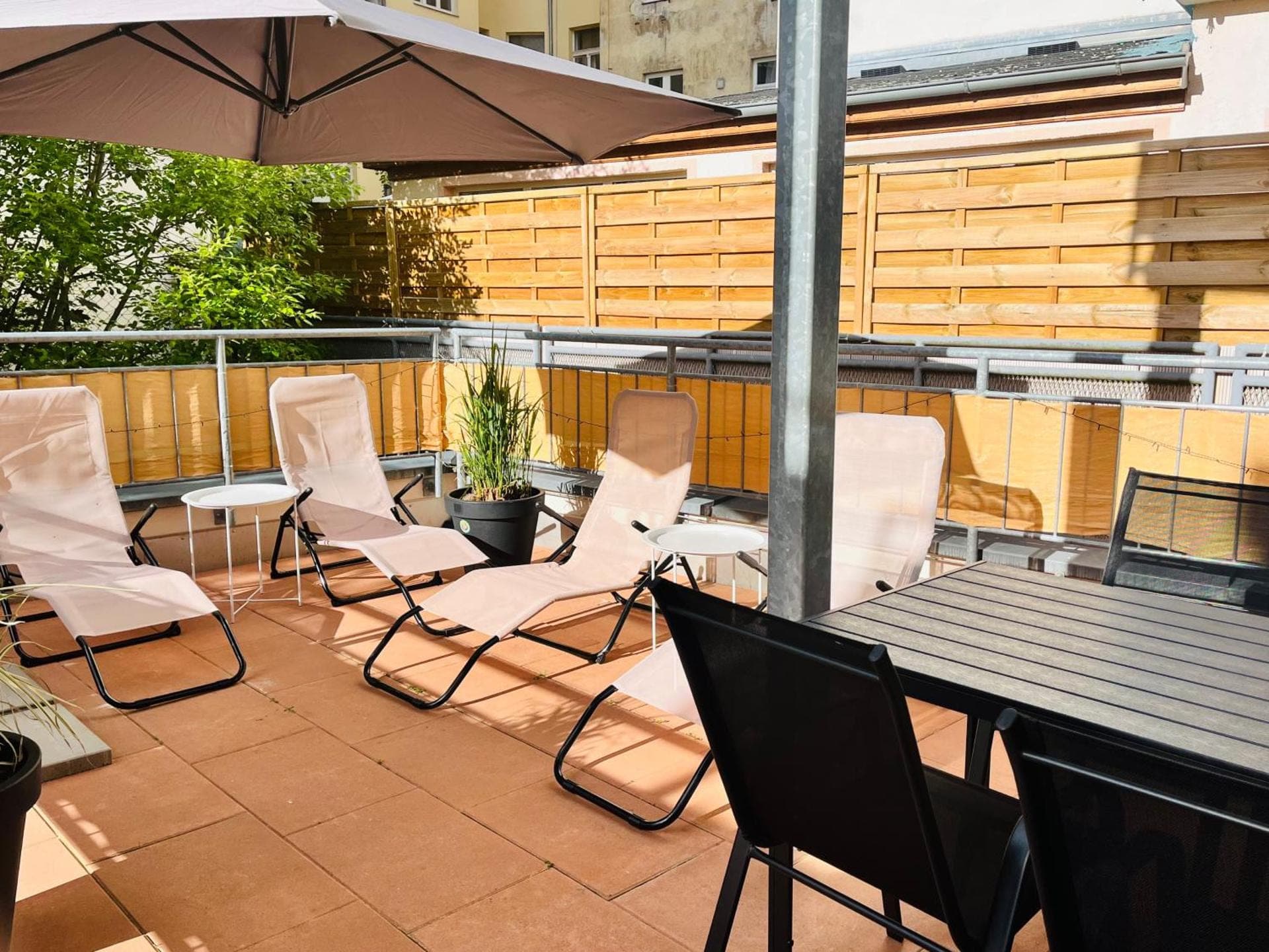 Apartmán Mlýnská — terasa